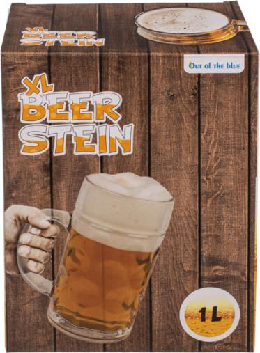 Produktbild Ootb XL Glas-Bierkrug, 10,5 x 20 cm (1 l, 1 x)