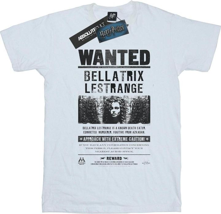 Immagine prodotto Maglietta Bellatrix Lestrange Minfesto Ricercato Ragazze (116)