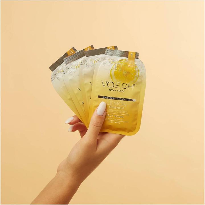 Image du produit Voesh Pedi Lemon Quench (Crème et gel pour les pieds, Masque de pied, Bain de pieds)