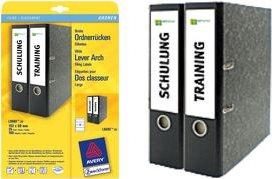 Actual product image Avery Folder labels