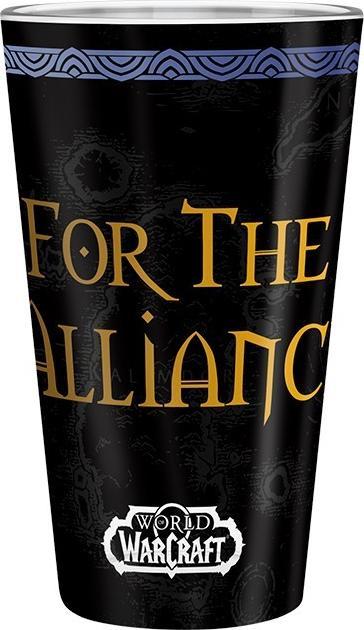 Produktbild ABYstyle WORLD OF WARCRAFT - Large Glass - 400ml - Alliance - box x2