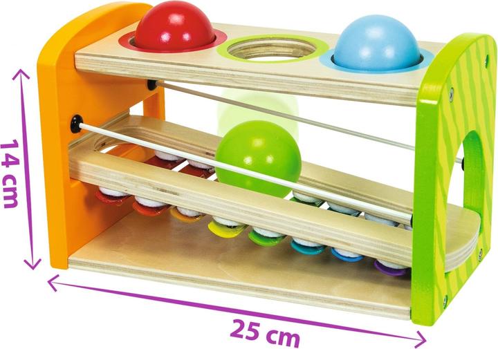Actual product image Eichhorn Xylophone knocking bench (German)