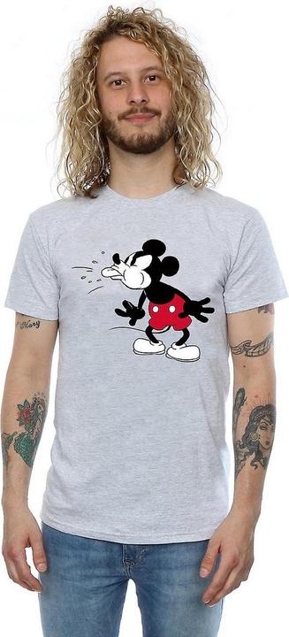 Actual product image Disney Mens Mickey Mouse Tongue T-Shirt (XXL)