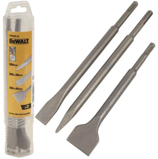 Actual product image DeWalt Set SDSPlus chisel 3pcs. (250 mm)