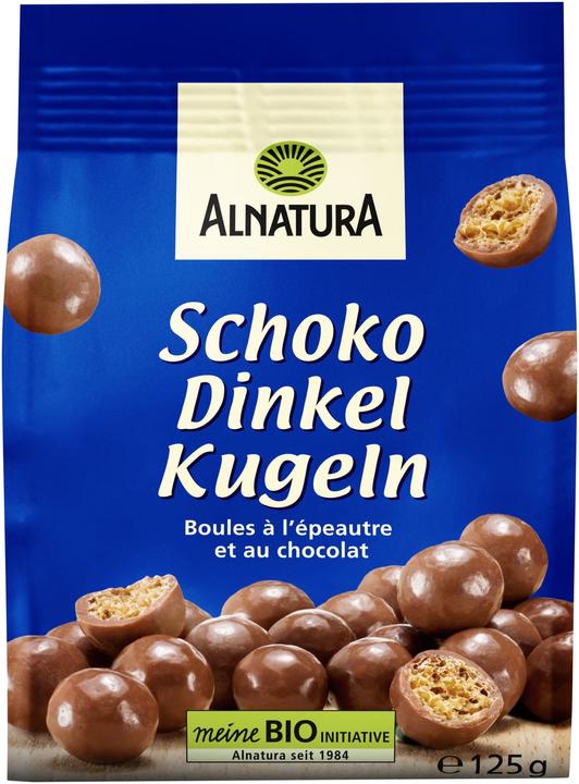 Actual product image Alnatura Organic Chocolate Spelt Balls VM 125g (125 g)