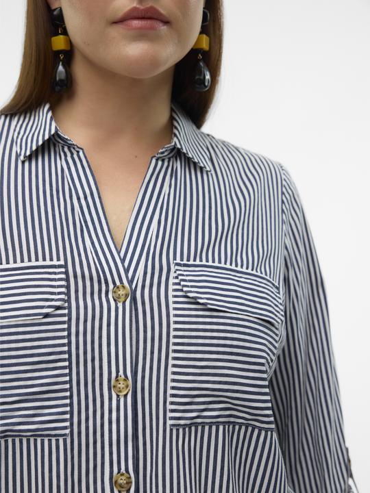 Image du produit Vero Moda Coupe normale Col chemise Manches courbes avec enveloppe Chemise (44)