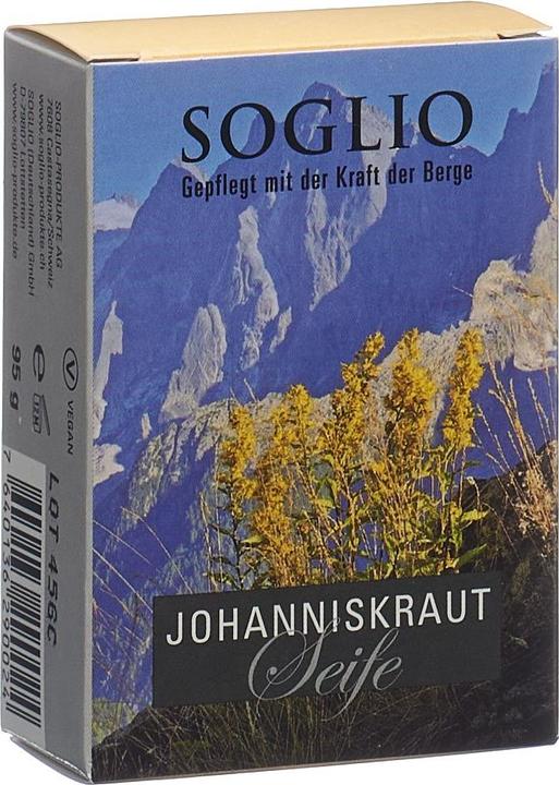 Soglio Johanniskraut-Seife (Seifenlotion)
