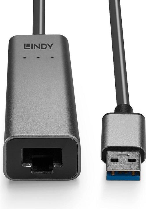 Actual product image Lindy USB 3.0 to 2.5G Ethernet Converter 2.5 Gigabit Ethernet connection to the network (USB 3.0, RJ45 2.5 Gigabit Ethernet (1x))