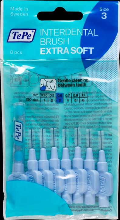 TePe Interdentalbürsten Extra Soft ISO 3 (8 x, 0.60 mm)