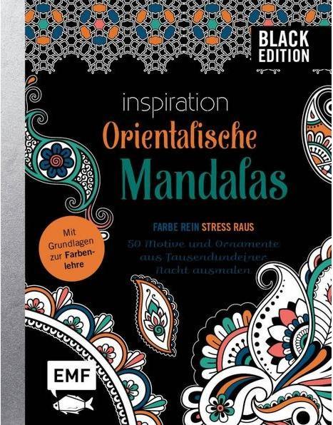 Actual product image Black Edition: Oriental Mandalas - 50 motifs and ornaments from the Arabian Nights a