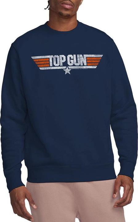Actual product image Top Gun Unisex Adult Distressed Logo Sweatshirt (S)