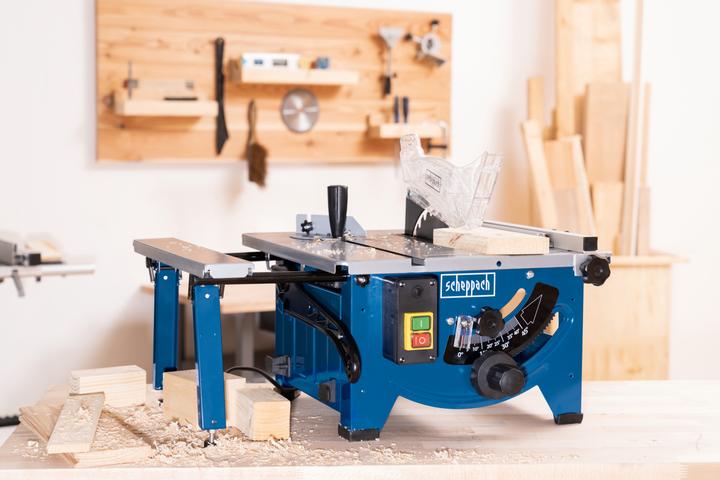Actual product image Scheppach HS80 Circular Table Saw 230V 50Hz 1200W - 210mm