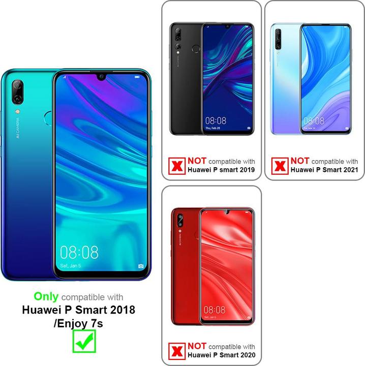 Produktbild Cadorabo Book Invisible Magnet Cover (Huawei P Smart)