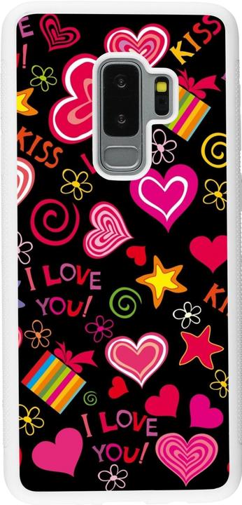 Immagine prodotto PhoneLook Cover Silicone bianco San Valentino 2023 simboli d'amore (Samsung Galaxy S9+)
