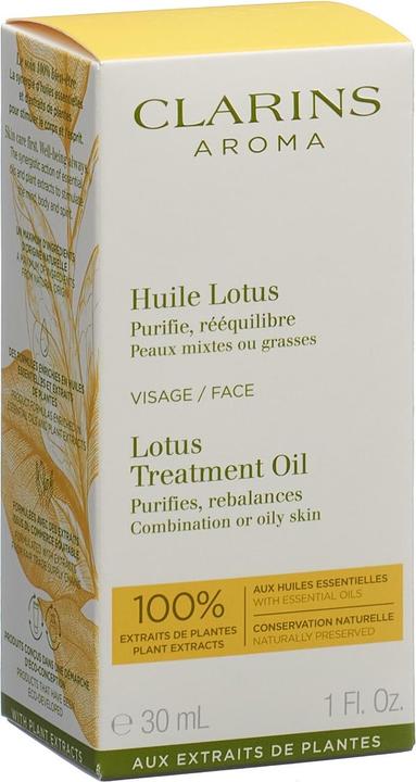 Actual product image Clarins Lotus (30 ml, Face oil)