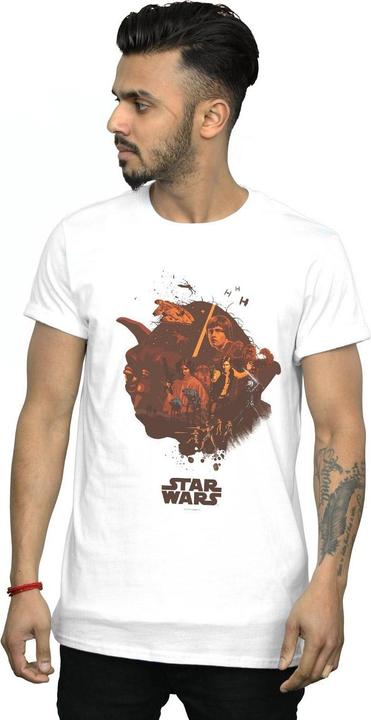Immagine prodotto Star Wars Yoda Montage Maglietta Uomo (L)