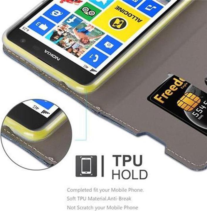 Productafbeelding Cadorabo Boek Jeans Optiek Cover (Nokia Lumia 625)