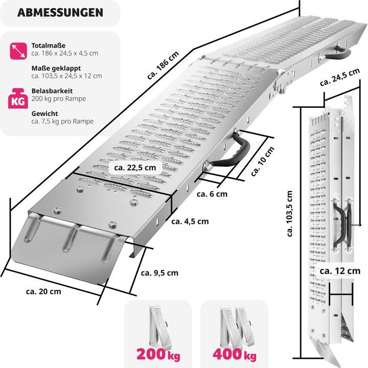 Actual product image tectake Ramps