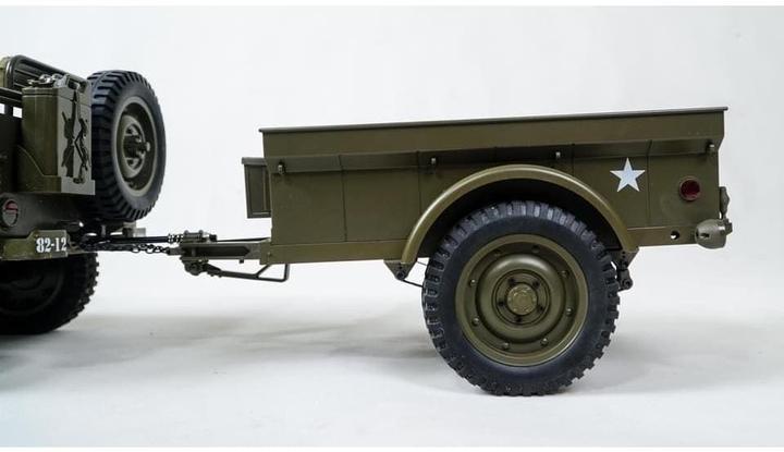 Produktbild RocHobby Anhänger zu 1941 MB Willys Jeep, 1:6 (RTR Ready-to-Run)