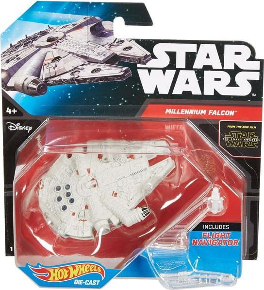 Actual product image Star Wars Hot Wheels Millennium Falcon Vehicle