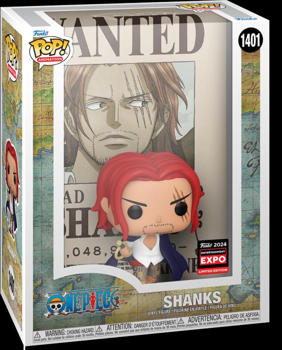 Actual product image Funko POP! poster Wanted One Piece - Shanks Exclusive 2024