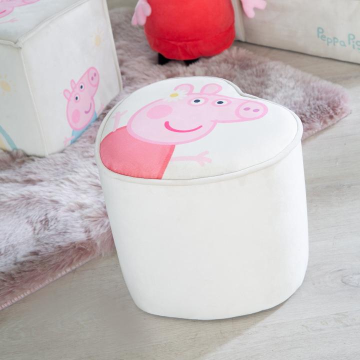 Immagine prodotto Roba Sgabello per bambini a forma di cuore di Peppa Pig (Divano per bambini)