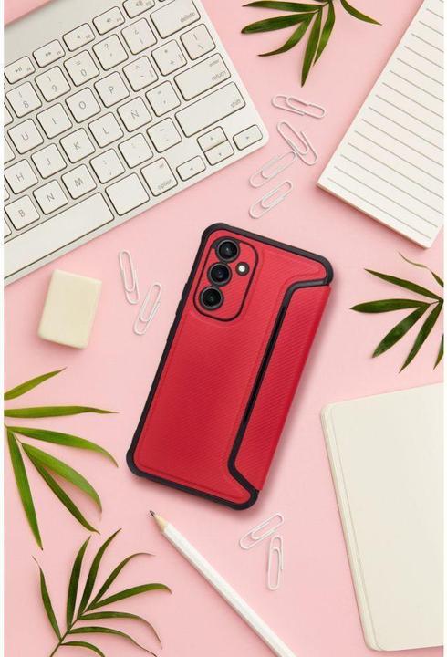 Actual product image OEM Book case RAZOR Book for SAMSUNG A54 5G red (Samsung Galaxy A54 5G)