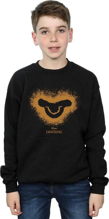 Actual product image Disney Boys The Lion King Movie Simba Baby Face Sweatshirt (152, 158)