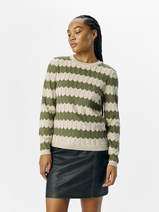 Produktbild Object Gestreifter Strickpullover (S)