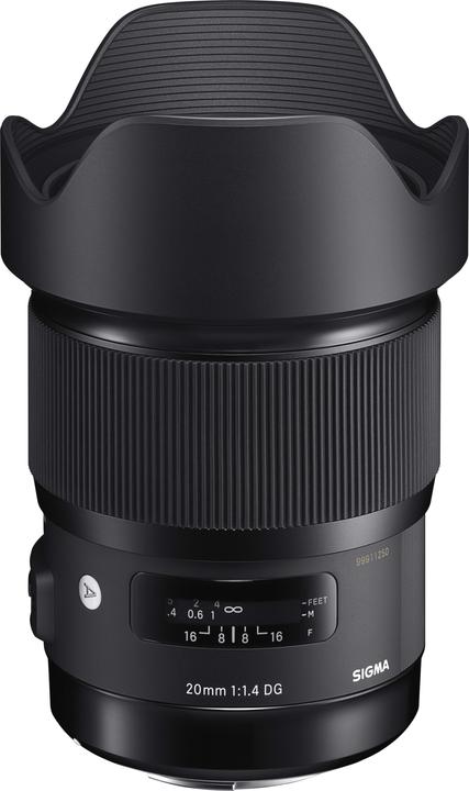 Image du produit Sigma 20mm F1.4 DG HSM Art (Sony E, Plein format)