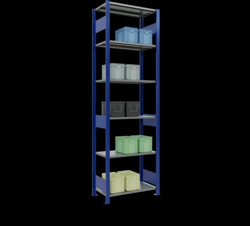 Actual product image Schulte Lagertechnik MULTIplus150 basic racking system with length ledgers