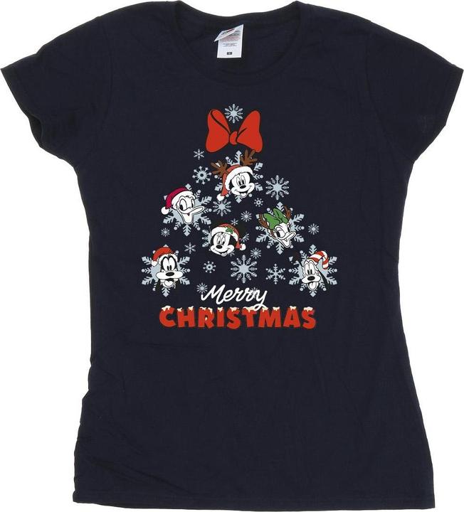 Immagine prodotto Disney Mickey Mouse And Friends Christmas Tree Maglietta Donna (XL)