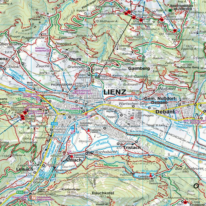 Image du produit Dolomites de Lienz - Vallée de Lesach - Vallée de Villgrat 50000