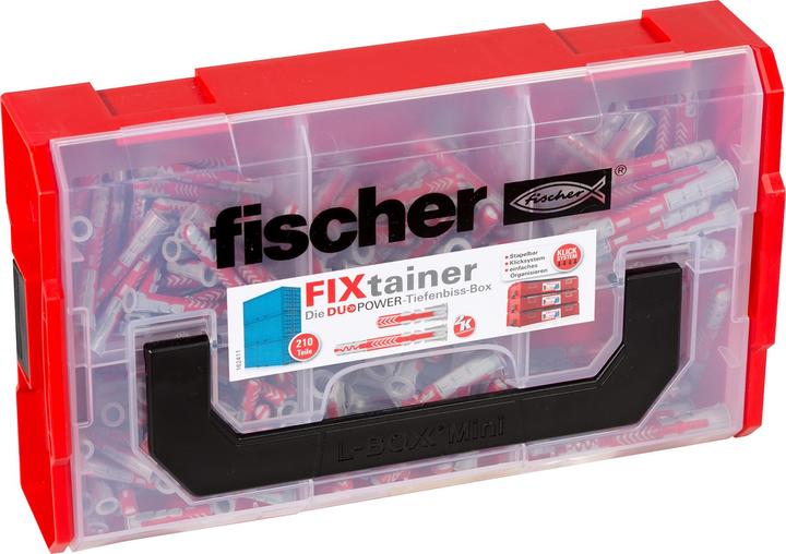 Image du produit Fischer FIXtainer - DUOPOWER court/long (210) (210 pcs)