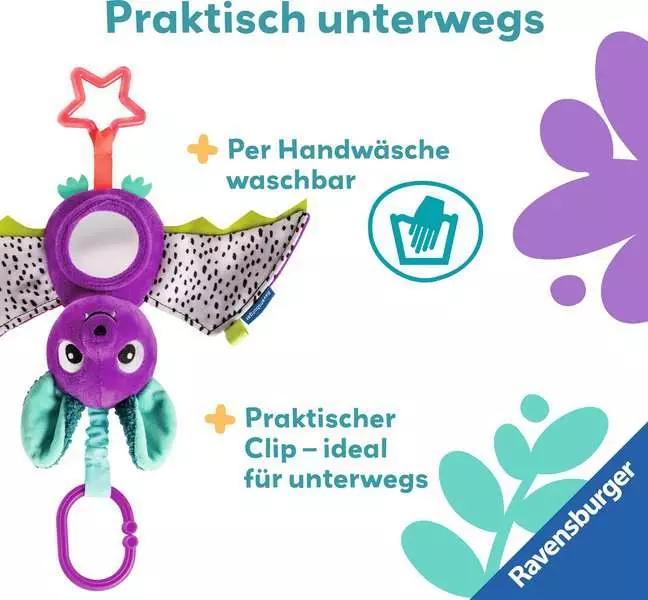 Immagine prodotto Ravensburger 12034051 Play+ Pipistrello attività per bambini, giocattolo per bambini da 0 mesi (6 cm)