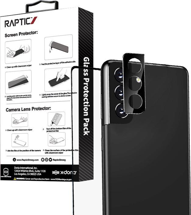 X-Doria Raptic Glass Protection Pack - Tempered Glass + Cover for Samsung Galaxy S22 + (1 Piece, Samsung Galaxy S22+)