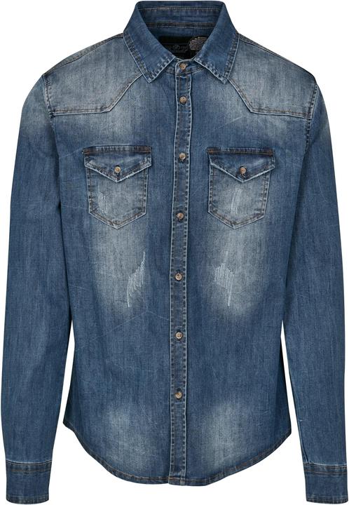 Actual product image Brandit Riley Denimshirt (S)