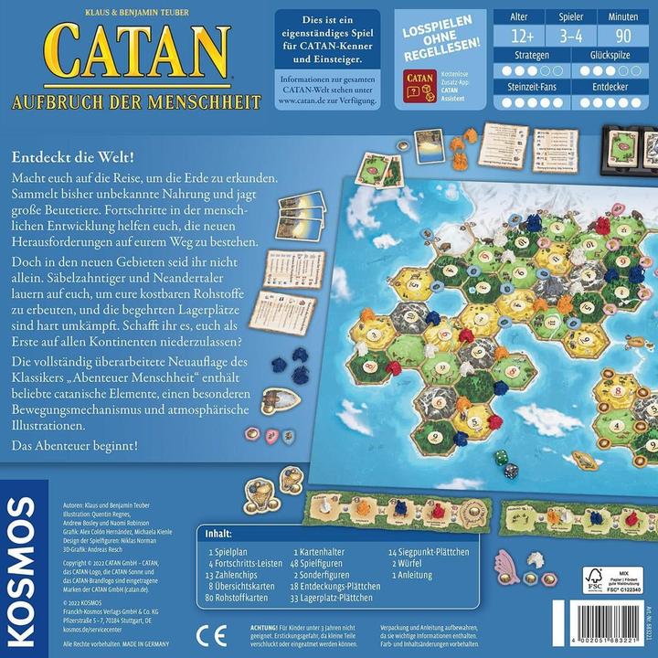 Immagine prodotto Kosmos CATAN - L'alba dell'umanità (Tedesco)