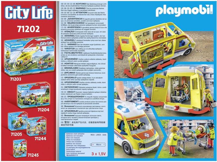 Image du produit Playmobil Ambulance avec son et lumière (71202, Playmobil City Life)