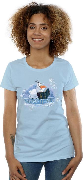 Actual product image Disney Womens/Ladies Frozen 2 Olaf Snow It All Cotton T-Shirt (XXL)