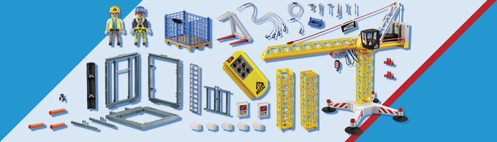Actual product image Playmobil RC construction crane with component (70441, Playmobil City Action)