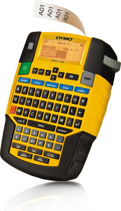 Image du produit Dymo Rhino 4200 Azerty 19mm PB1 FR/BE (180 dpi)