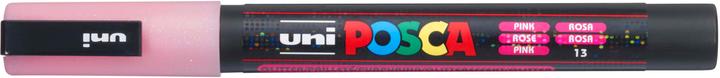Actual product image Posca Marker PC-3M round tip (Glitter Pink, 1.30 mm, 1 x)