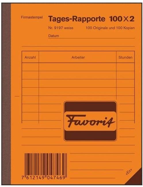 Produktbild Favorit Tagesrapporte (200 x)