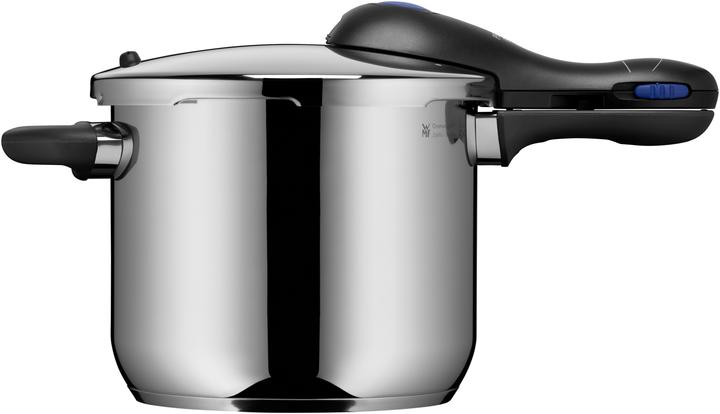 Produktbild WMF Schnellkochtopf 3tlg 6,5+3l grosses Kochsignal Perfect Plus Induktion (22 cm, Pfannenset + Topfset, Edelstahl)