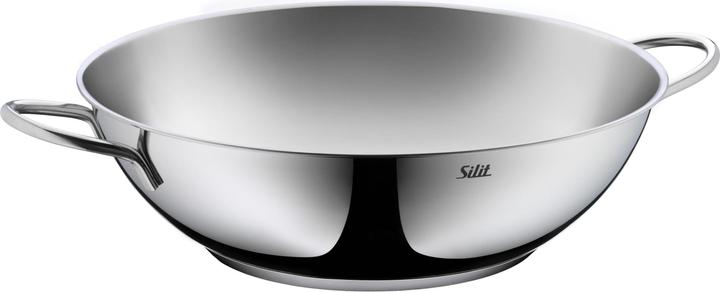 Silit Wok 32cm (32 cm, Wok Pfanne, Edelstahl)