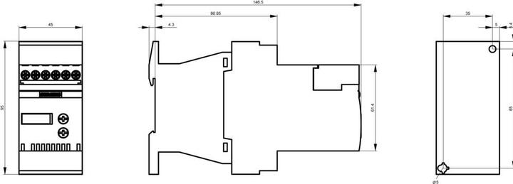 Immagine prodotto Siemens SIRIUS SOFT STARTER, S00, 3.6A, 110-230V