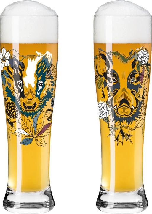 Produktbild Ritzenhoff 2-er-Set Weizenbierglas Brauchzeit (0.65 l, 2 x)