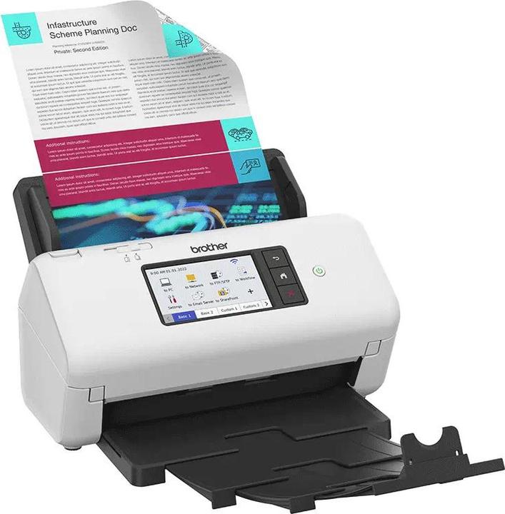 Actual product image Brother ADS-4700W (USB, LAN, WLAN)