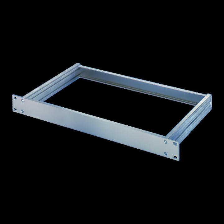 Produktbild Schroff 19"- Einschub Aluminium (Grundbausatz) - MULTIPAC GRUNDAUSB.2HE 340T